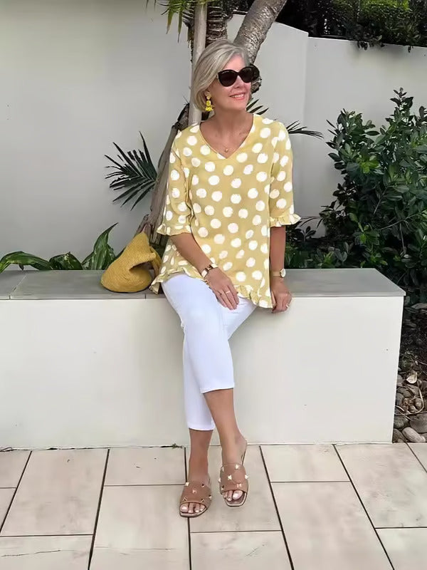 Millie - Stylish V-Neck Blouse