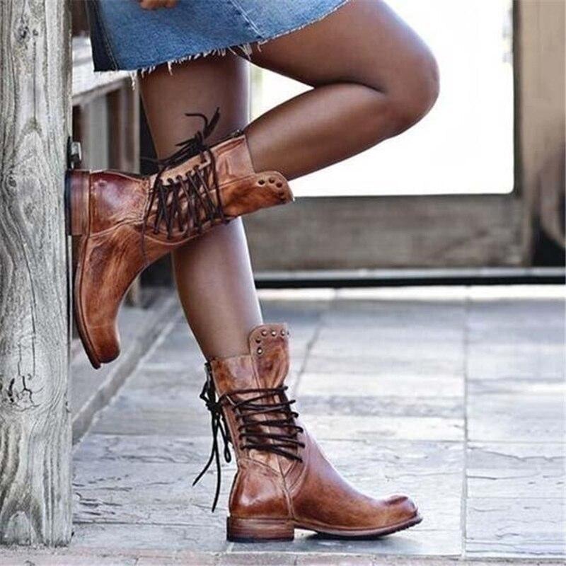 Maureen - Lace-Up Boots