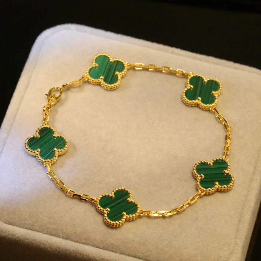 Clover Bracelet | Emerald