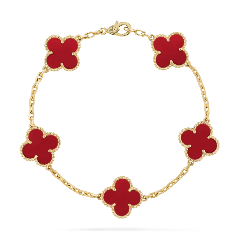 Clover Bracelet | Ruby