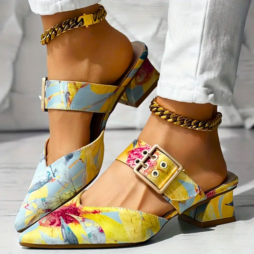 LYDIA | Colorful Heel Sandals