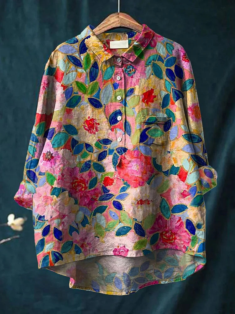 Lily - Playful Print Blouse