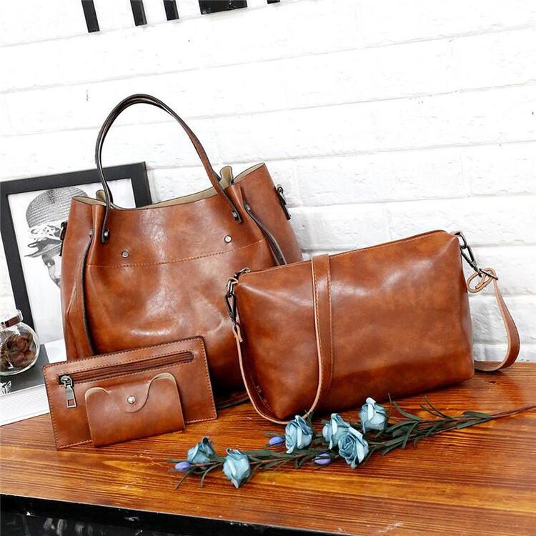 Vienna -  4-Piece Set Vintage Bags Eco-Pu Leather