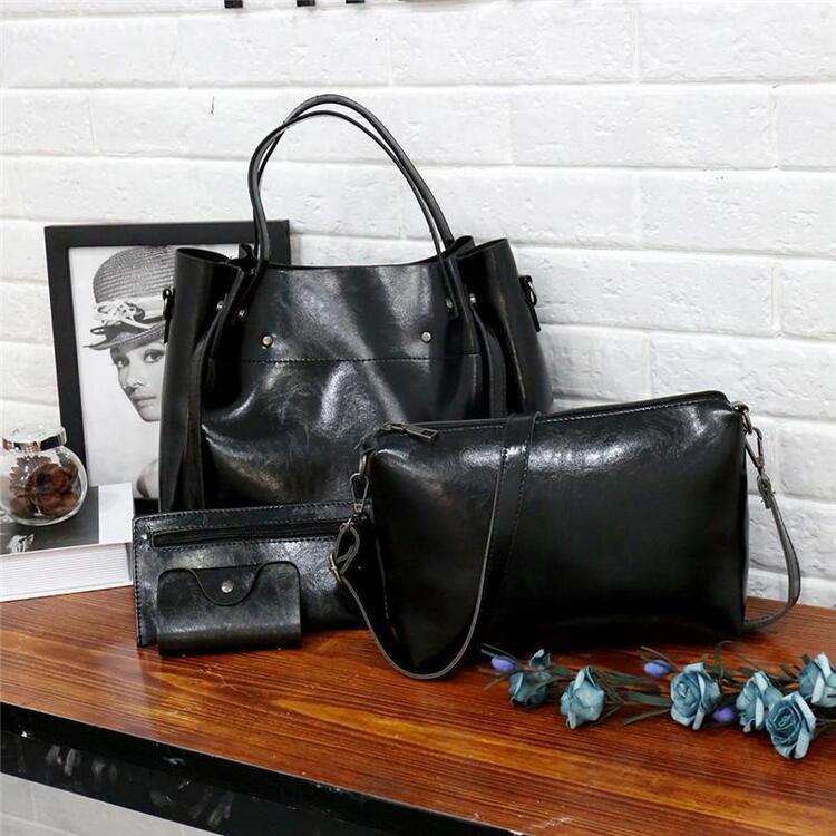 Vienna -  4-Piece Set Vintage Bags Eco-Pu Leather