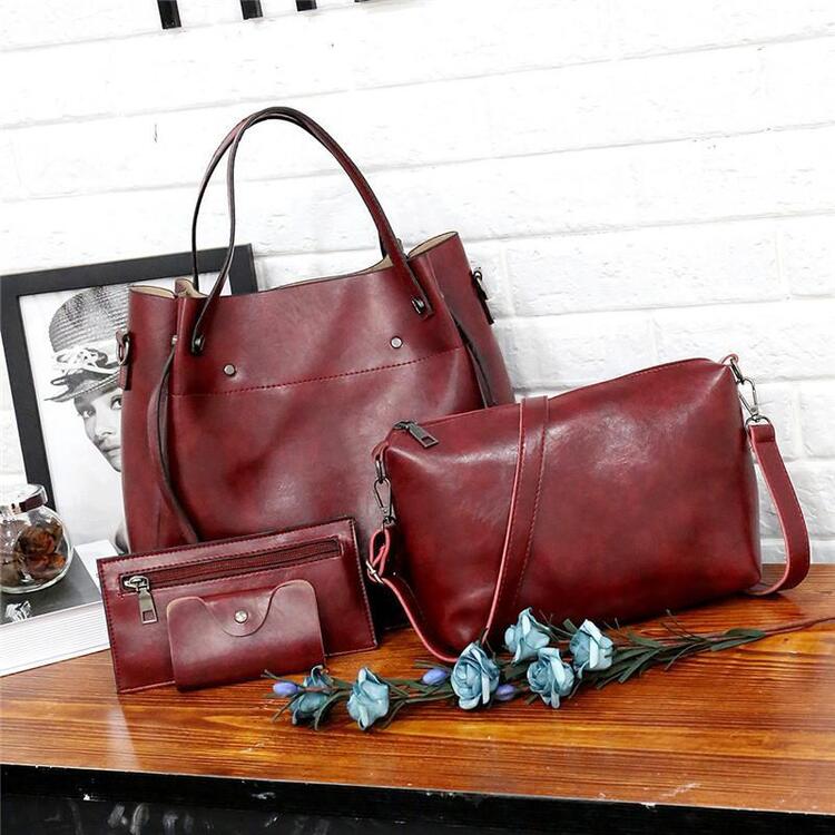 Vienna -  4-Piece Set Vintage Bags Eco-Pu Leather