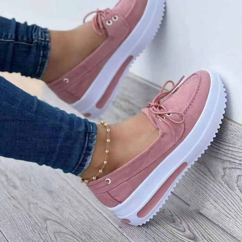 Elena - Chic Lace-Up Sneakers