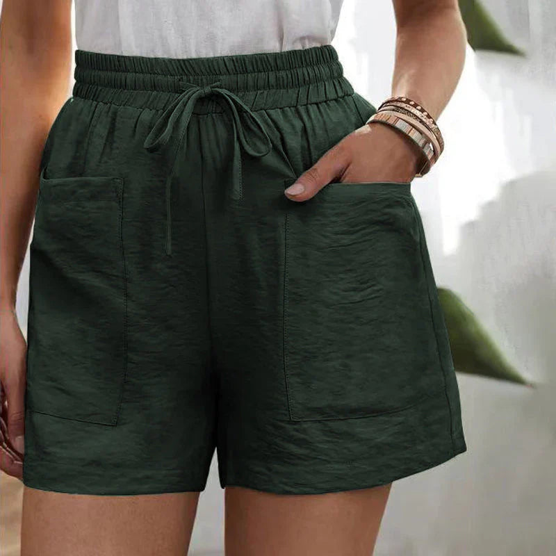 Suze - Relaxed Fit Shorts with Pockets