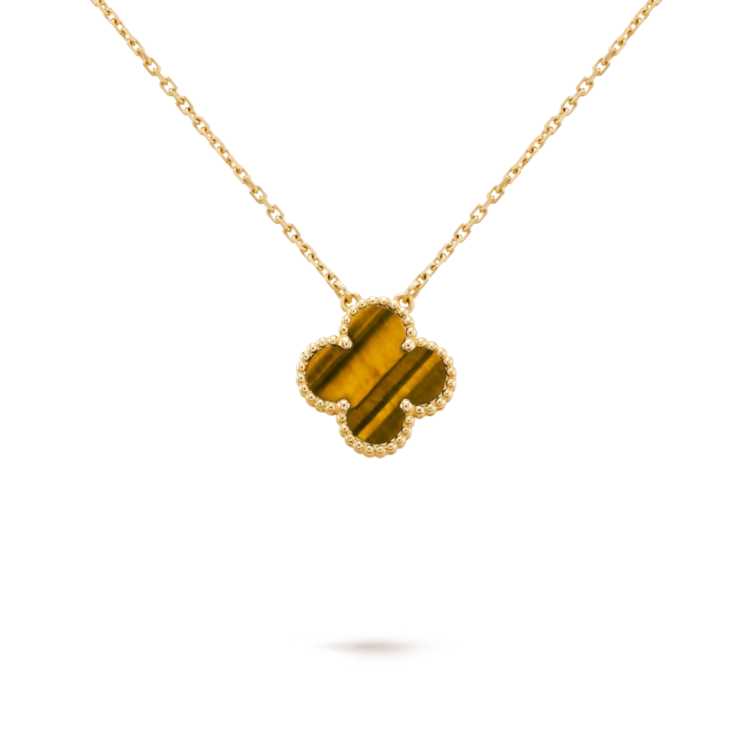 Clover Necklace | Amber