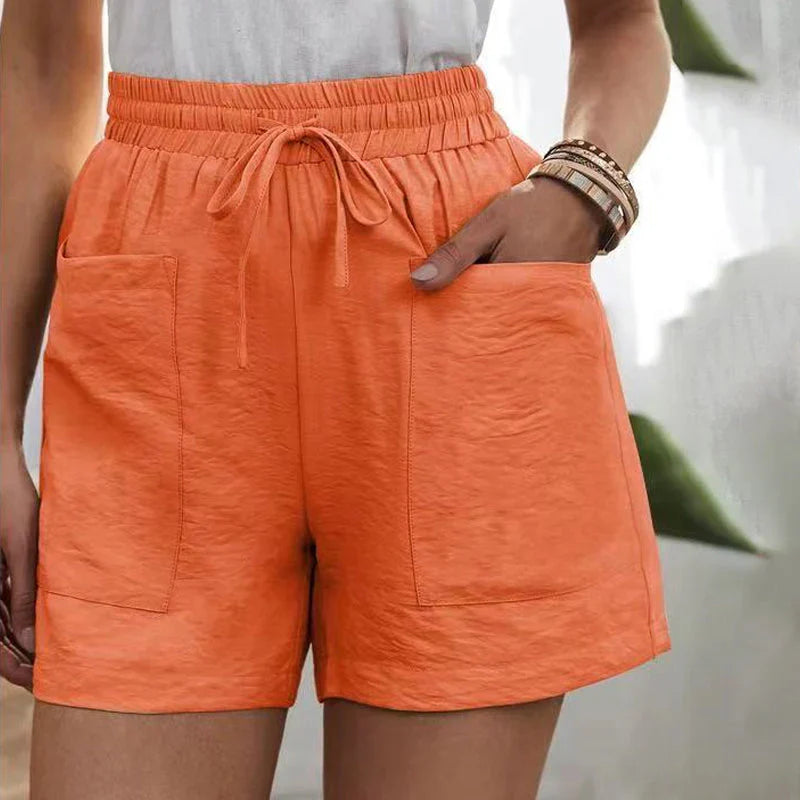 Suze - Relaxed Fit Shorts with Pockets