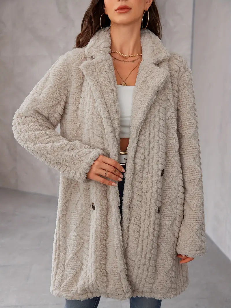 Claire - Textured Winter Coat