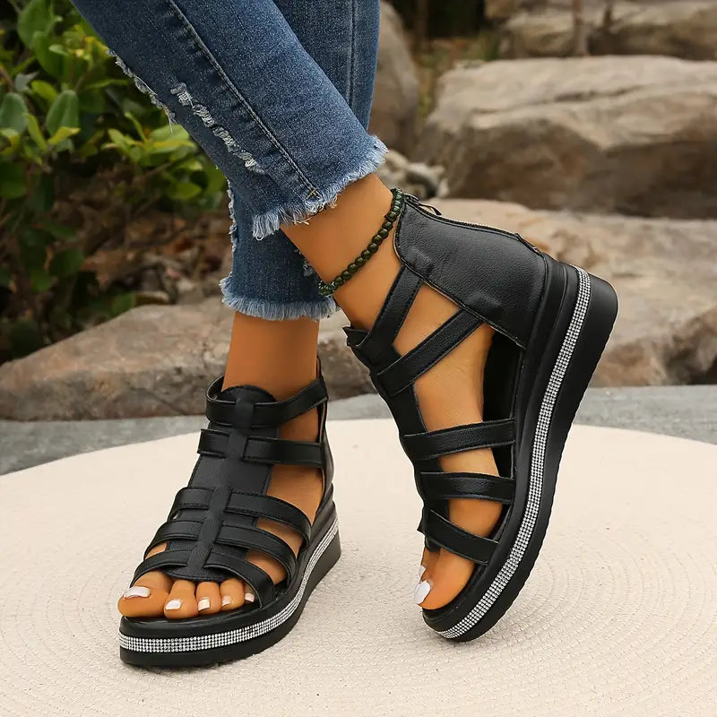 CHOLE | Elegant Wedge Sandals