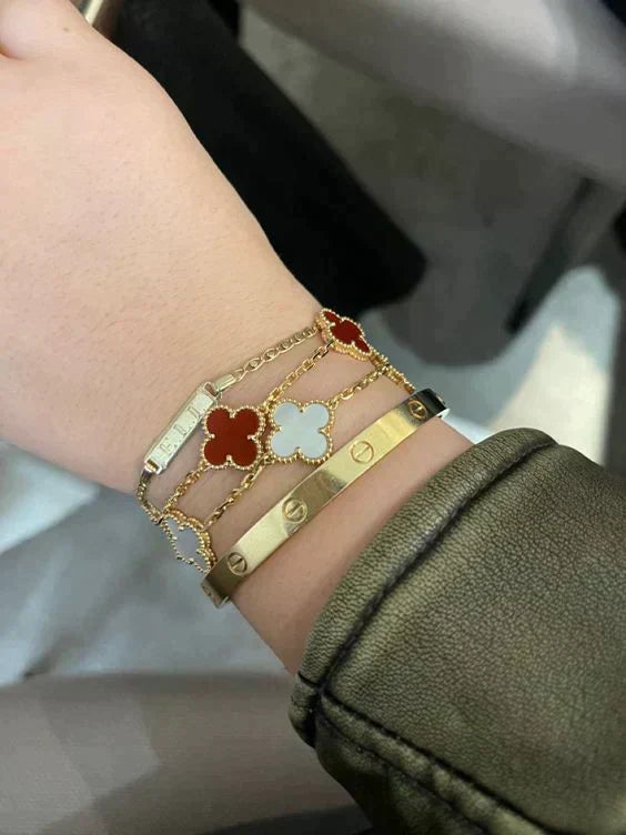 Clover Bracelet | Ruby