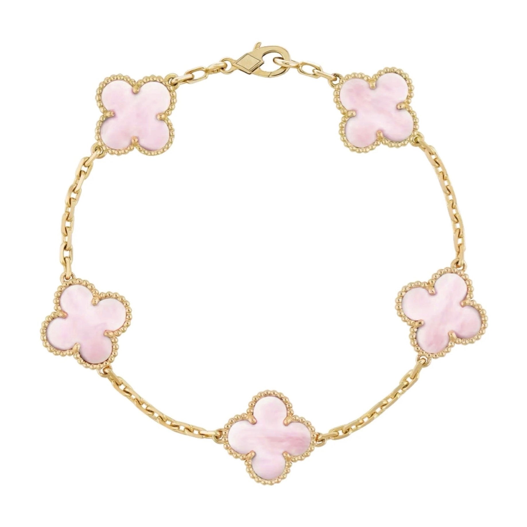 Clover Bracelet | Pink Gold