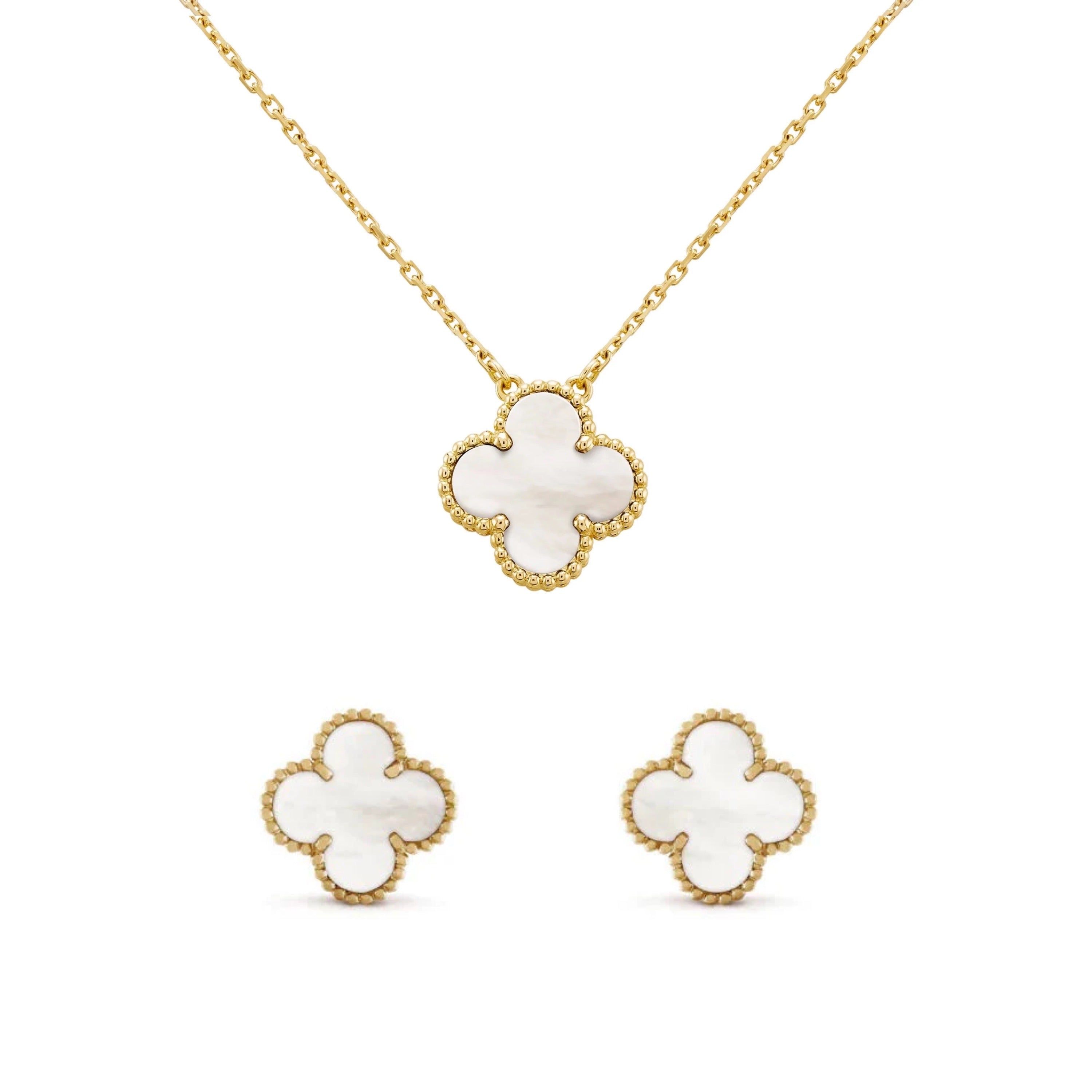 Gold White | Clover Set