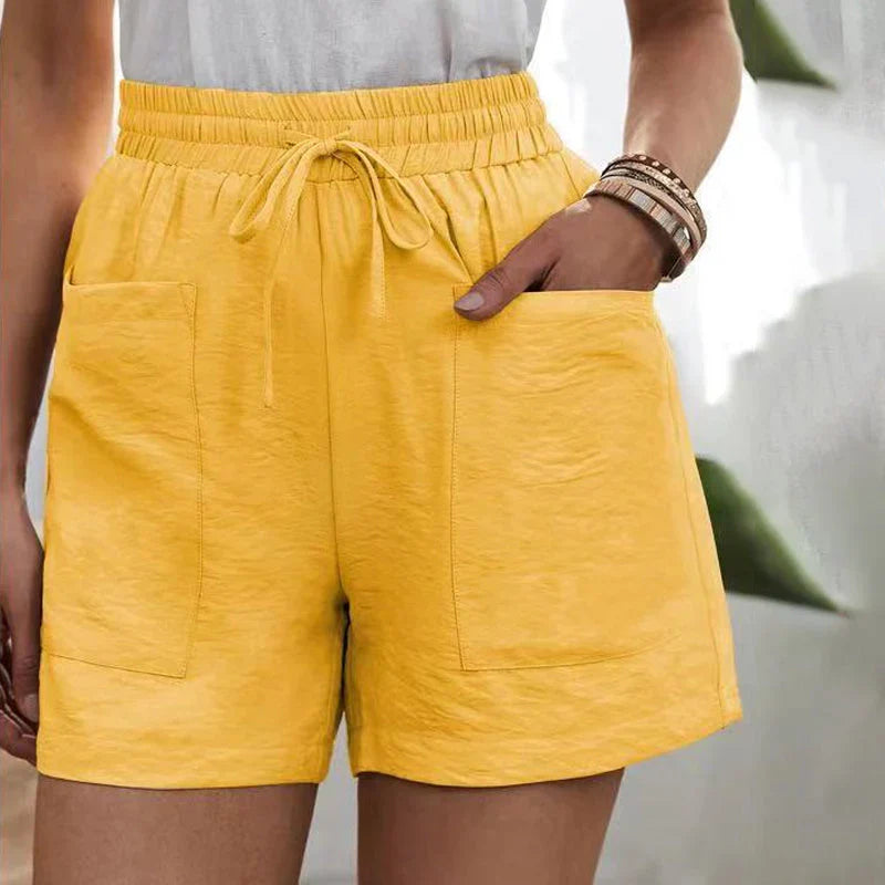 Suze - Relaxed Fit Shorts with Pockets