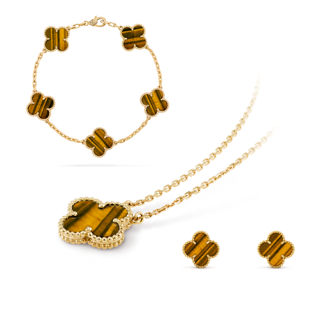 Gold Amber Luxe | Clover Set