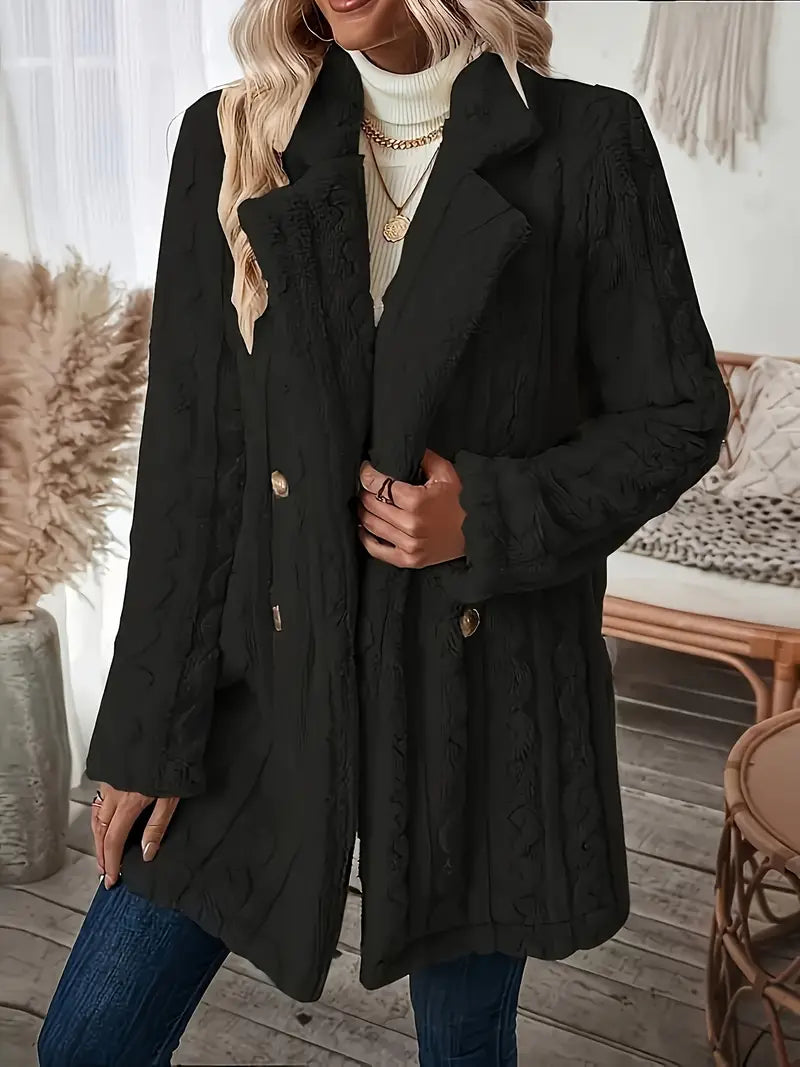 Claire - Textured Winter Coat