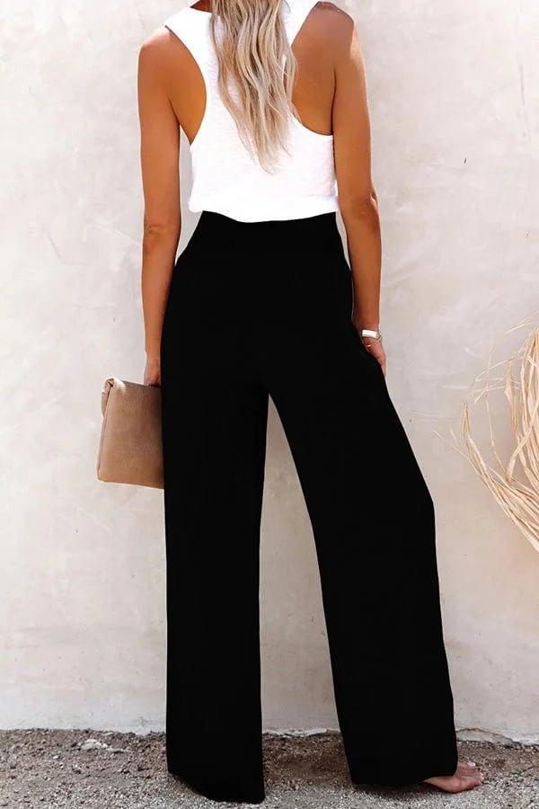 Tess - Relaxed High-Waist Pants