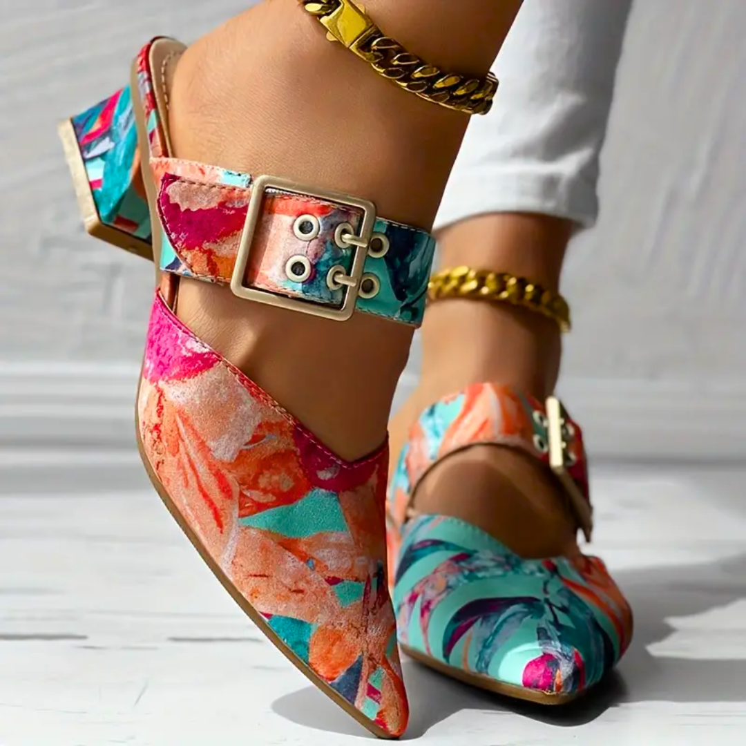 LYDIA | Colorful Heel Sandals