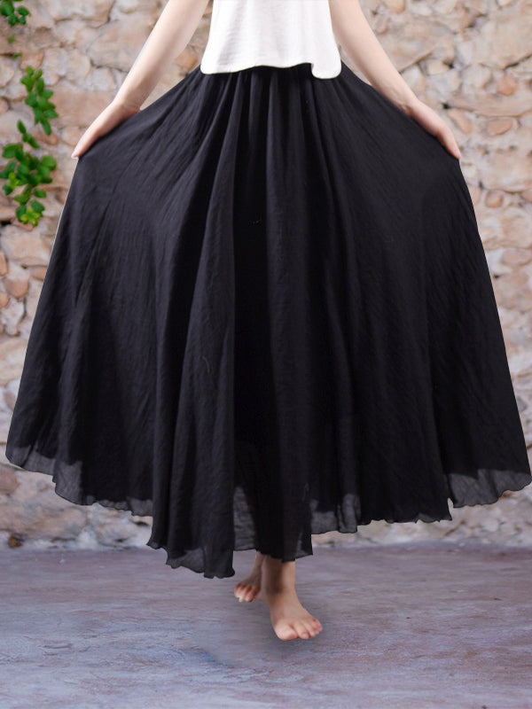 Pearl Shiny Skirt - Effortless Movement