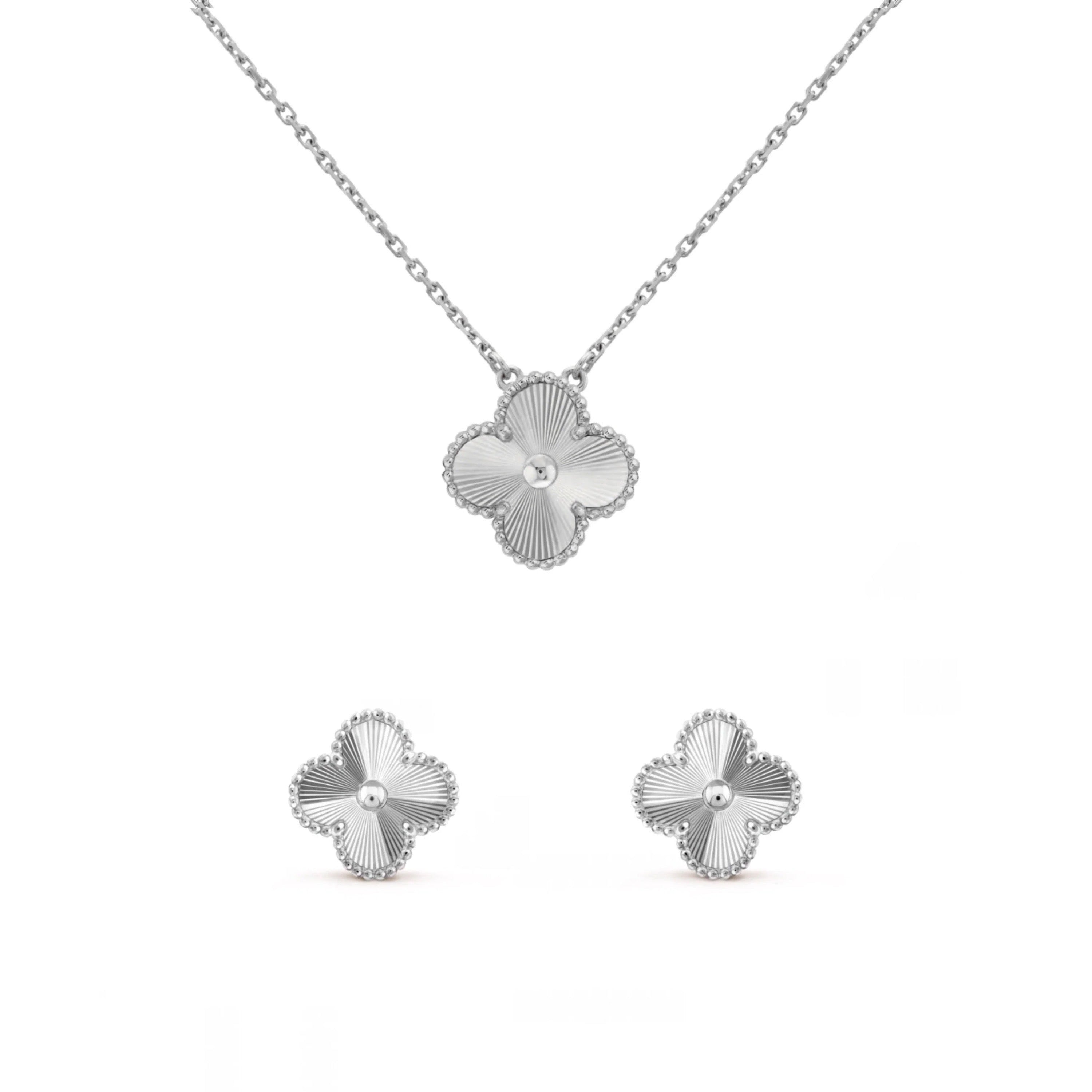 Silver | Clover Set