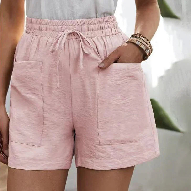 Suze - Relaxed Fit Shorts with Pockets