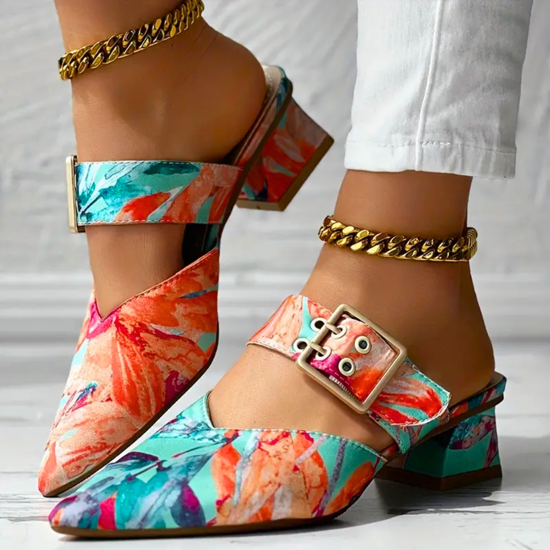 LYDIA | Colorful Heel Sandals