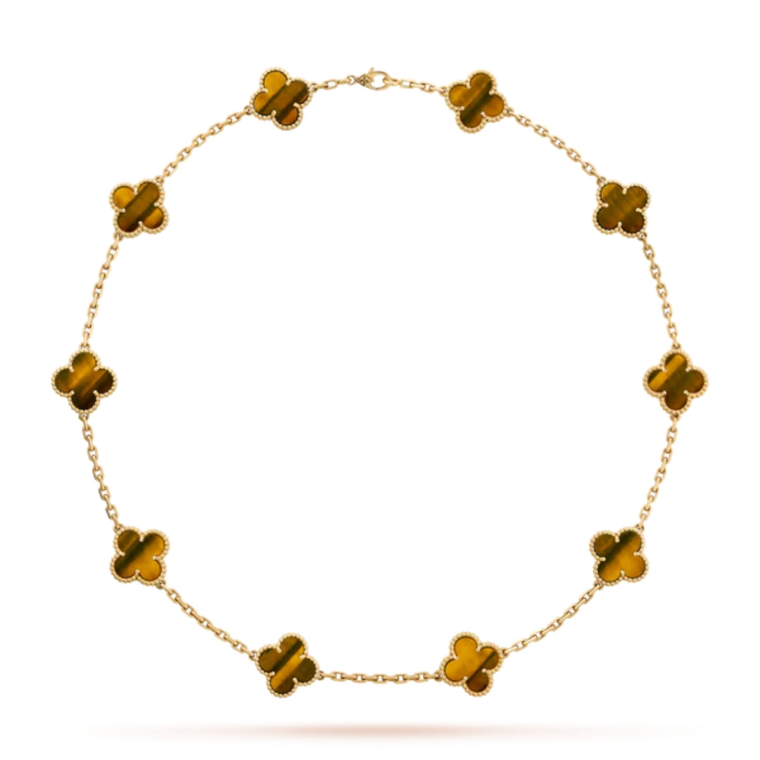 CLOVER NECKLACE 10 | AMBER