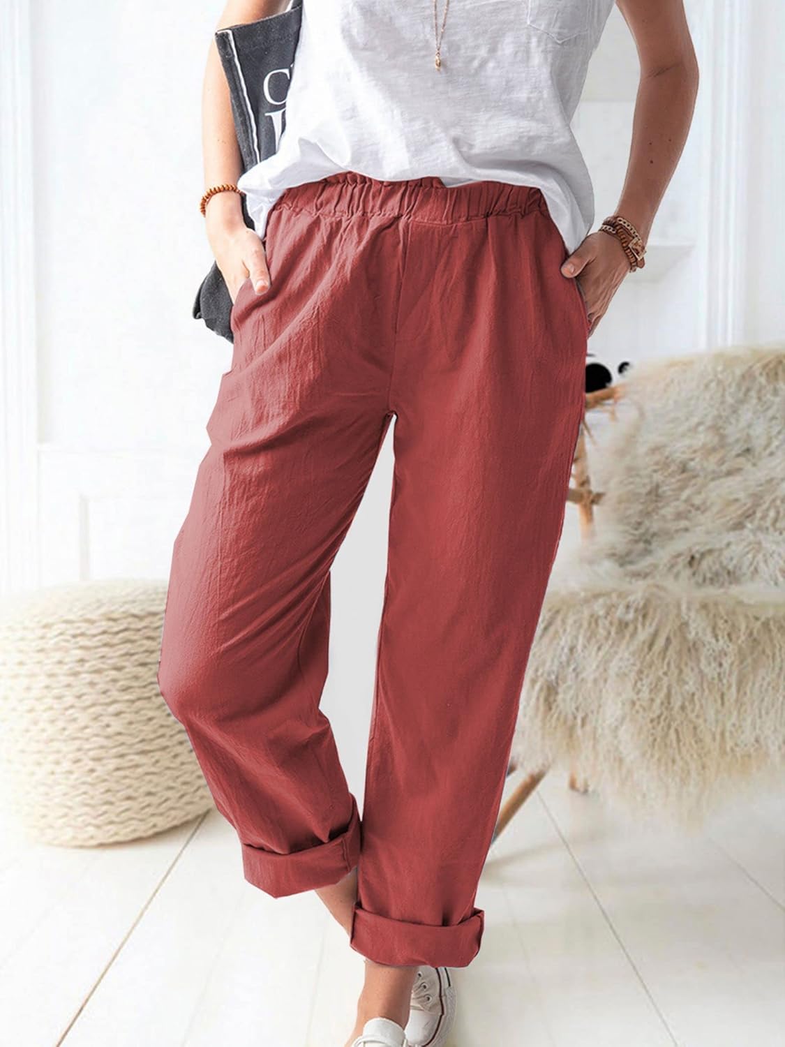 Amina - Versatile Relaxed Fit Pants