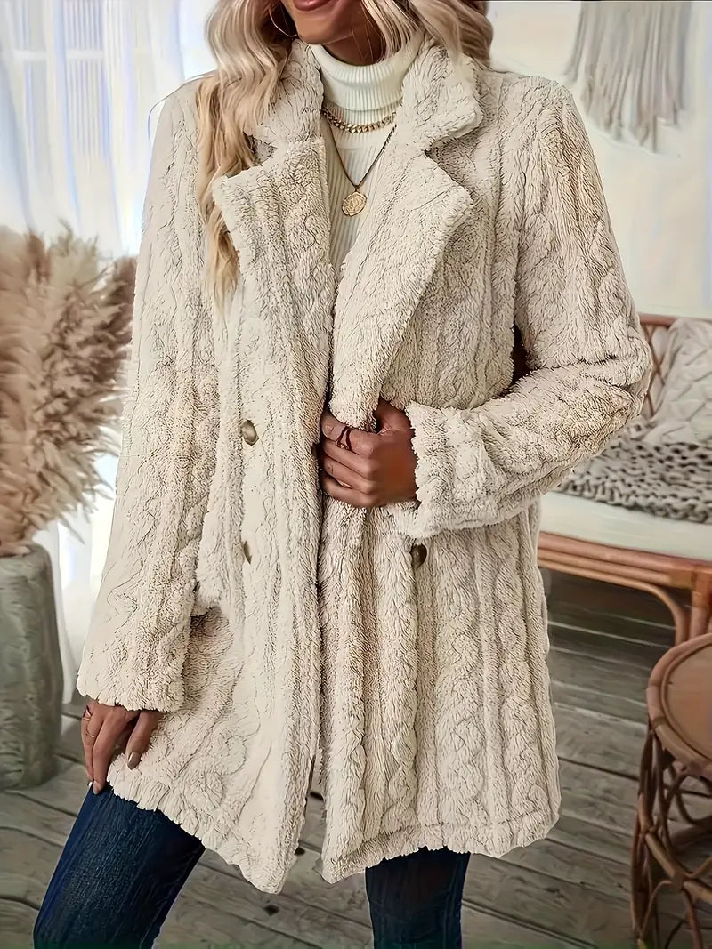 Claire - Textured Winter Coat