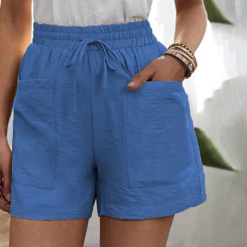 Suze - Relaxed Fit Shorts with Pockets