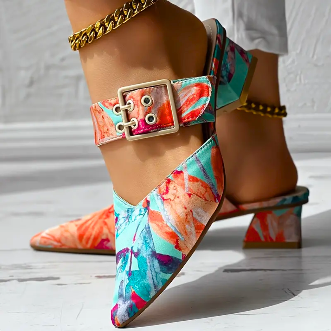 LYDIA | Colorful Heel Sandals