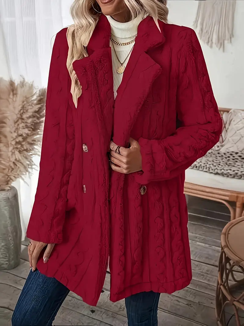 Claire - Textured Winter Coat