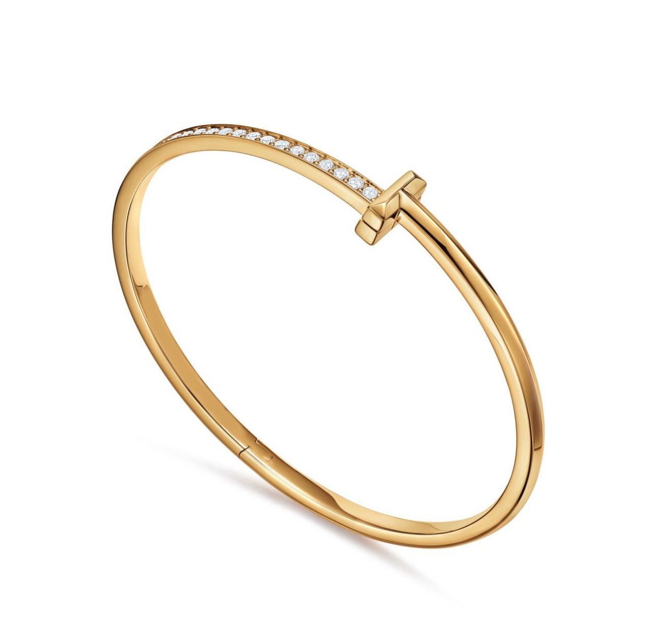 T Bracelet | Gold