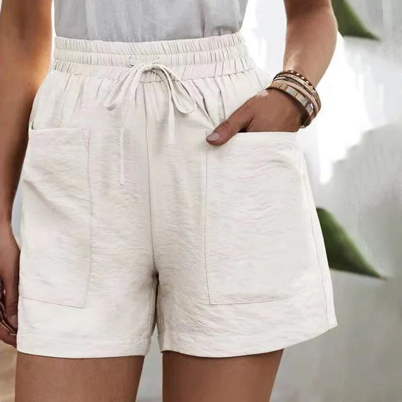 Suze - Relaxed Fit Shorts with Pockets