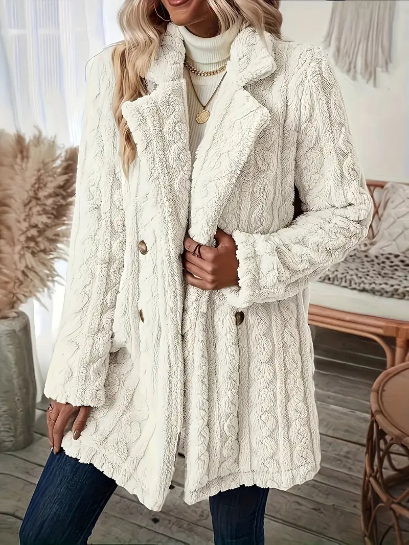 Claire - Textured Winter Coat