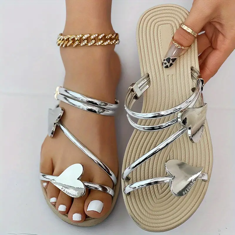 Marie  - Elegant Metallic Sandals