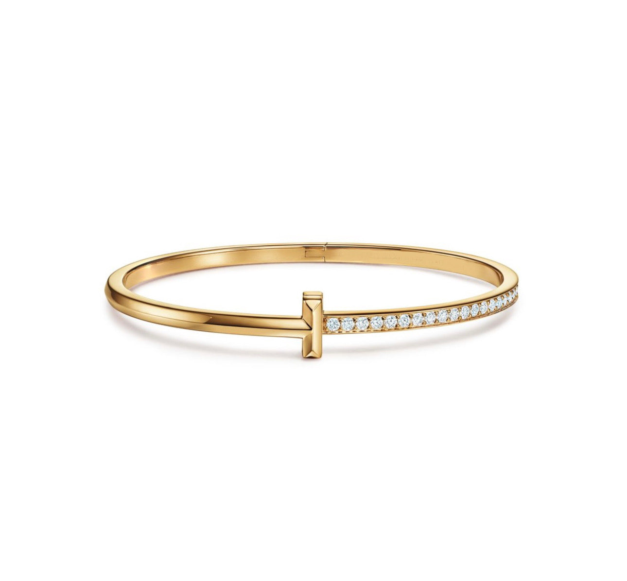 T Bracelet | Gold