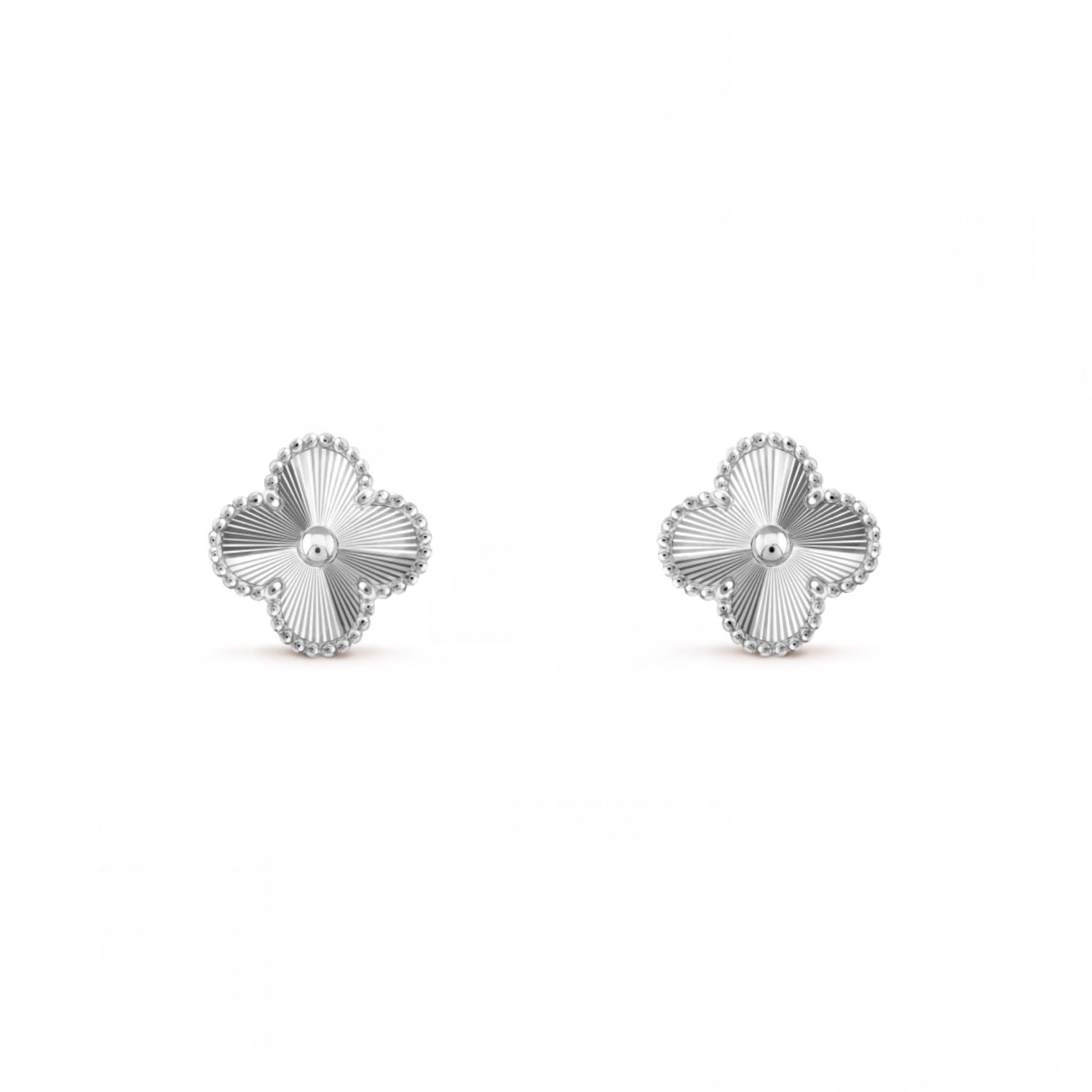 Clover Earrings | Silver