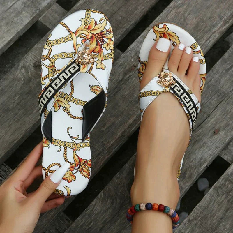 Willow - Luxe Print Sandals