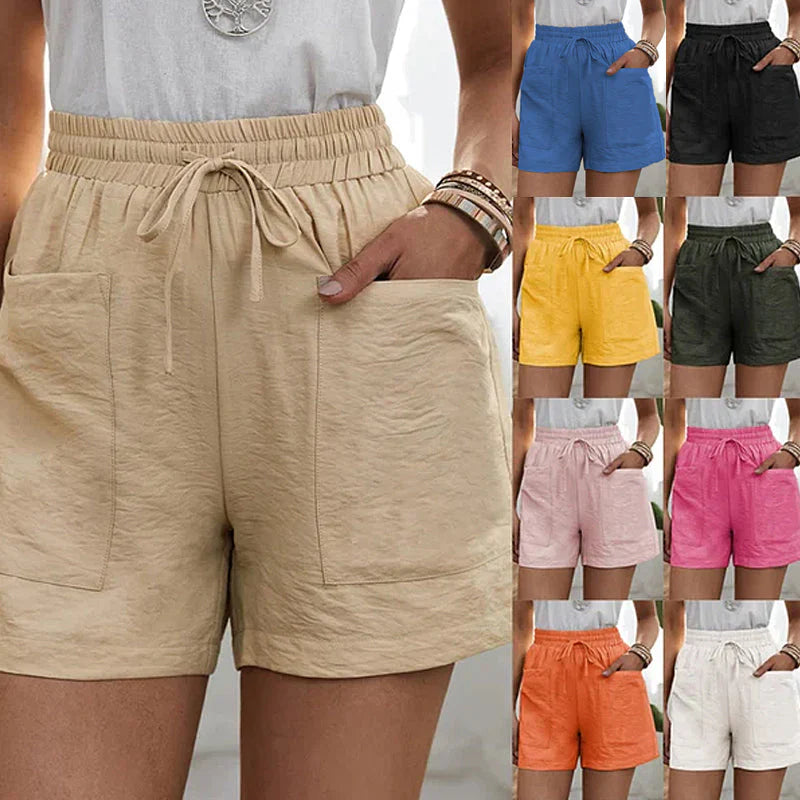 Suze - Relaxed Fit Shorts with Pockets