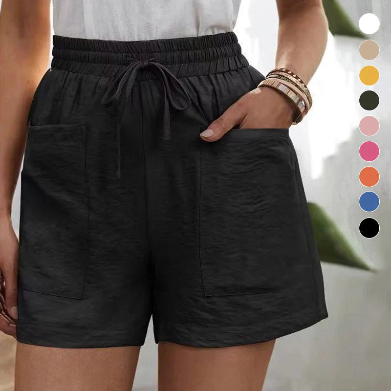 Suze - Relaxed Fit Shorts with Pockets