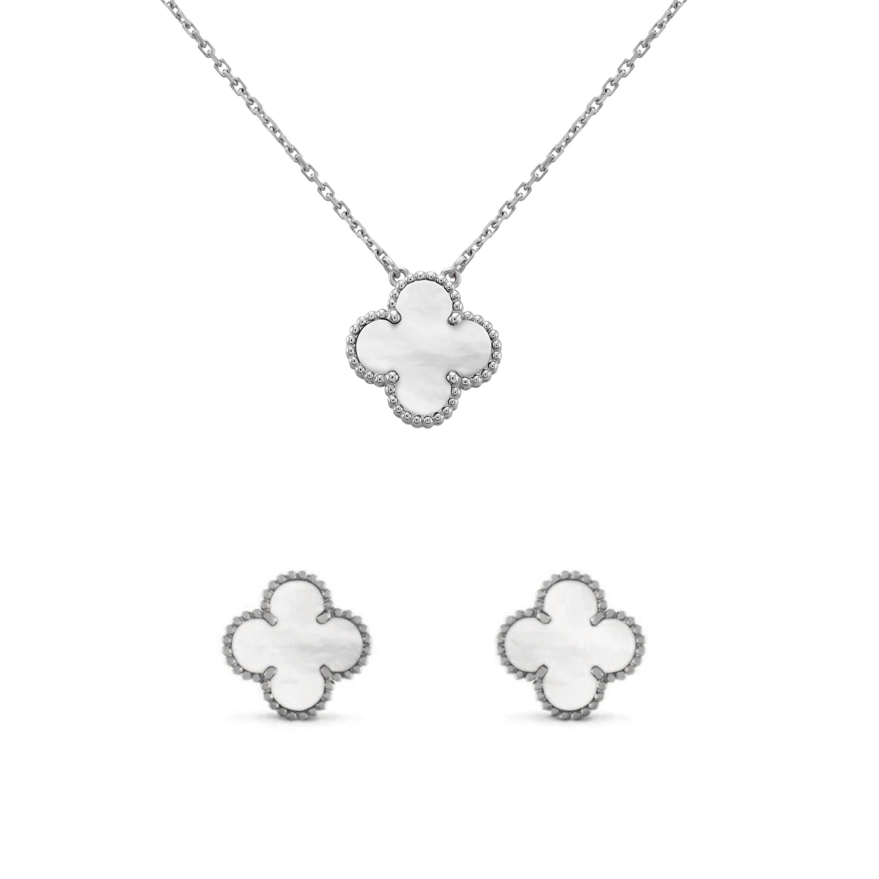 Silver White | Clover Set