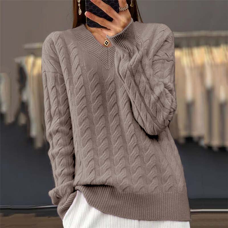 FAY - Cozy Cable Knit Sweater