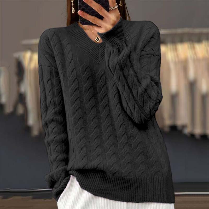 FAY - Cozy Cable Knit Sweater