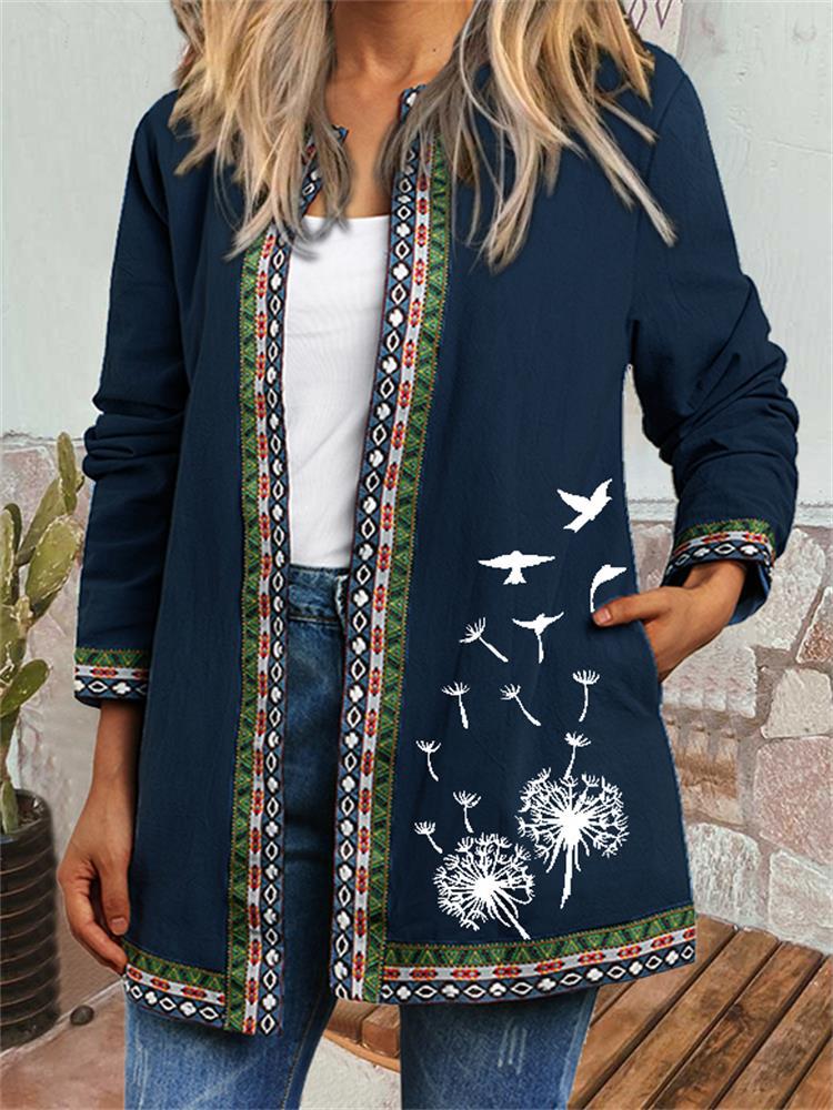 Bryston - Retro Style Printed Cardigan