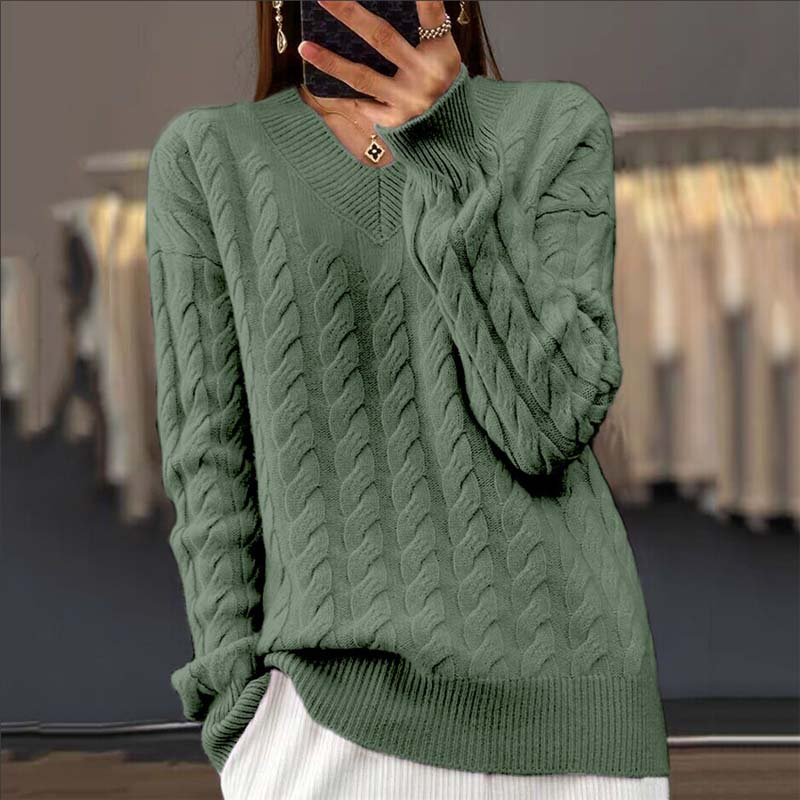 FAY - Cozy Cable Knit Sweater