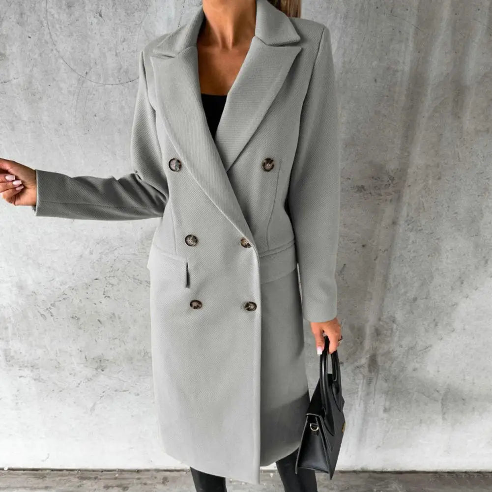 Hazel - Timeless Double-Breasted Coat