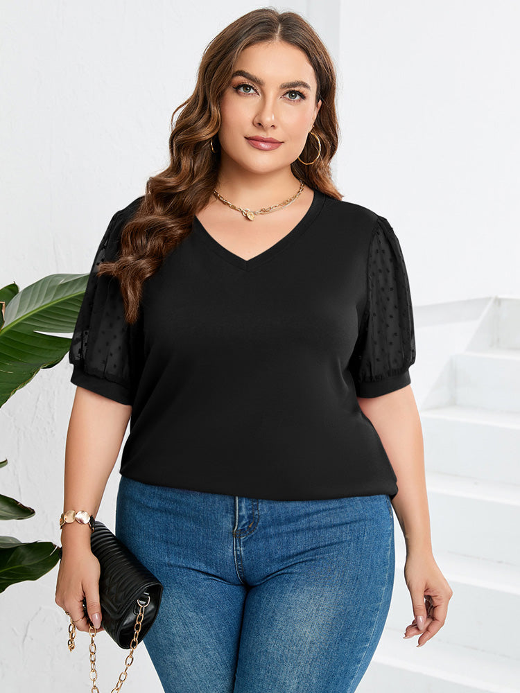 Chloe - Elegant Puff-Sleeve Top