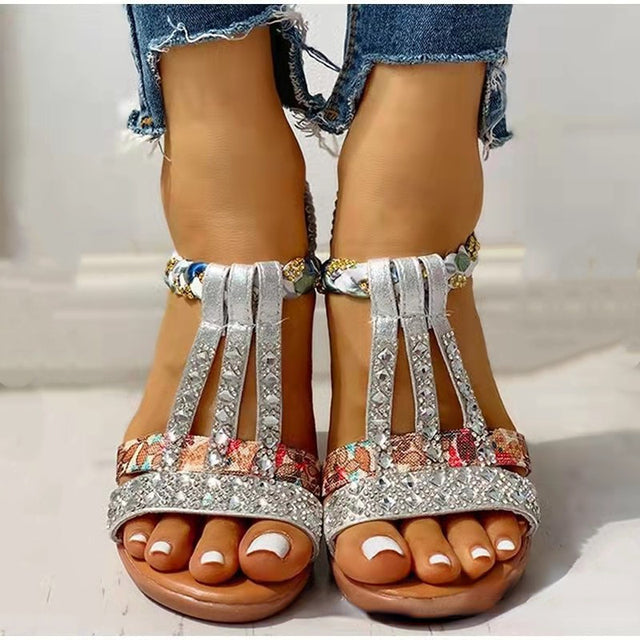 Leilani - Shimmering Boho Sandals